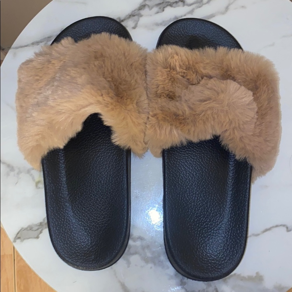 Fuzzy slippers